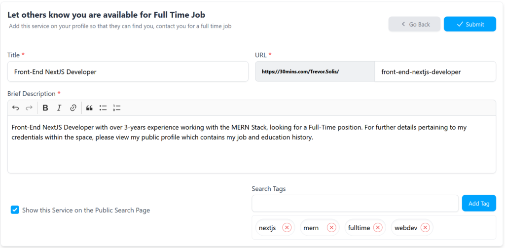 add job